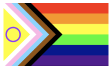 Progress Pride flag.