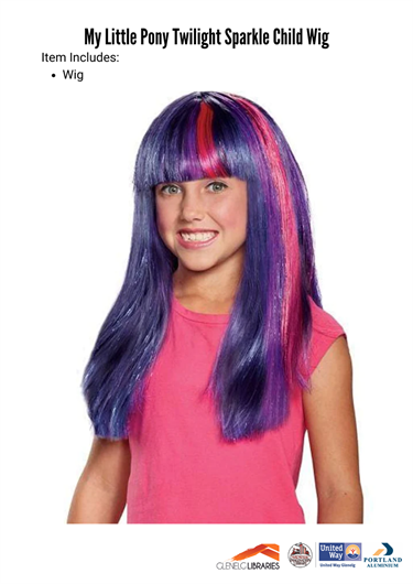 My Little Pony sparkle wig