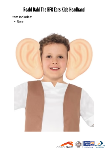 Roald Dahl BFG ears