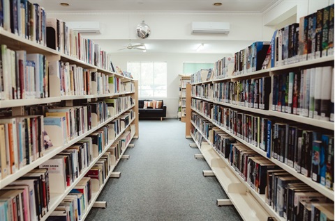 book shelves