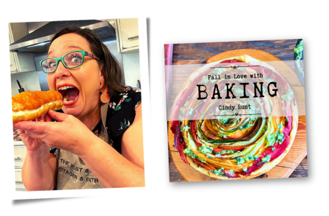 Cindy Bunt and her book 'Fall in Love with Baking'