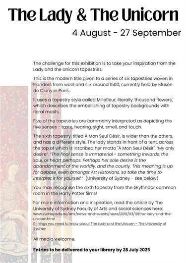 The Lady and the Unicorn Exhibition