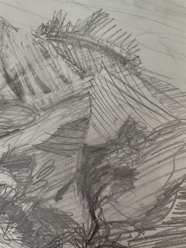 Detail of Drawing Journal by Larissa Gardiner