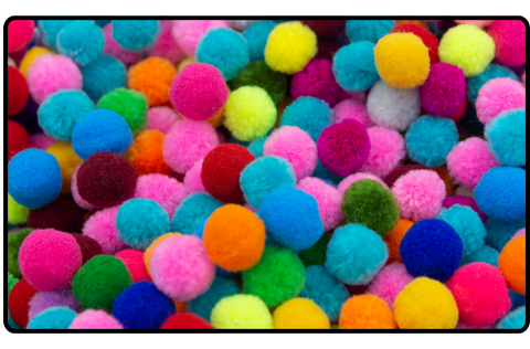Lots of pom poms