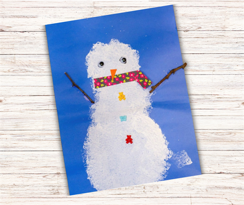 Painted Snowman