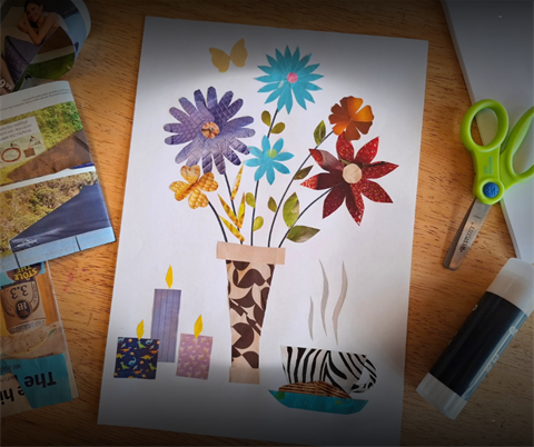 Magazine Collage art