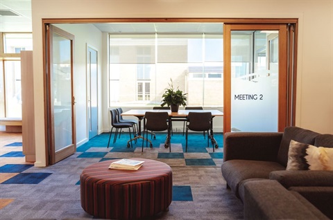 Meeting Room with tables and chairs